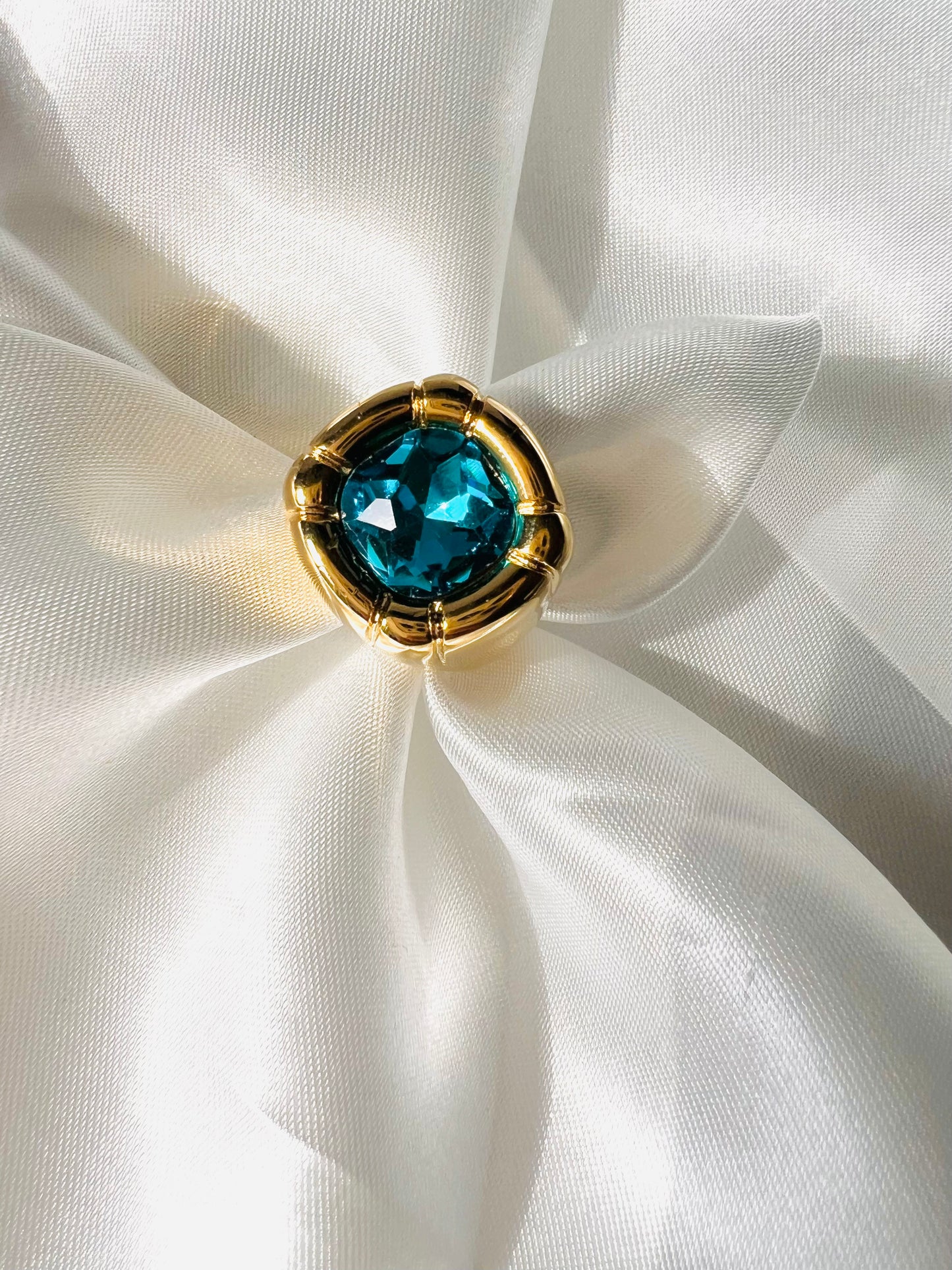 Bague Oslo cristal bleu