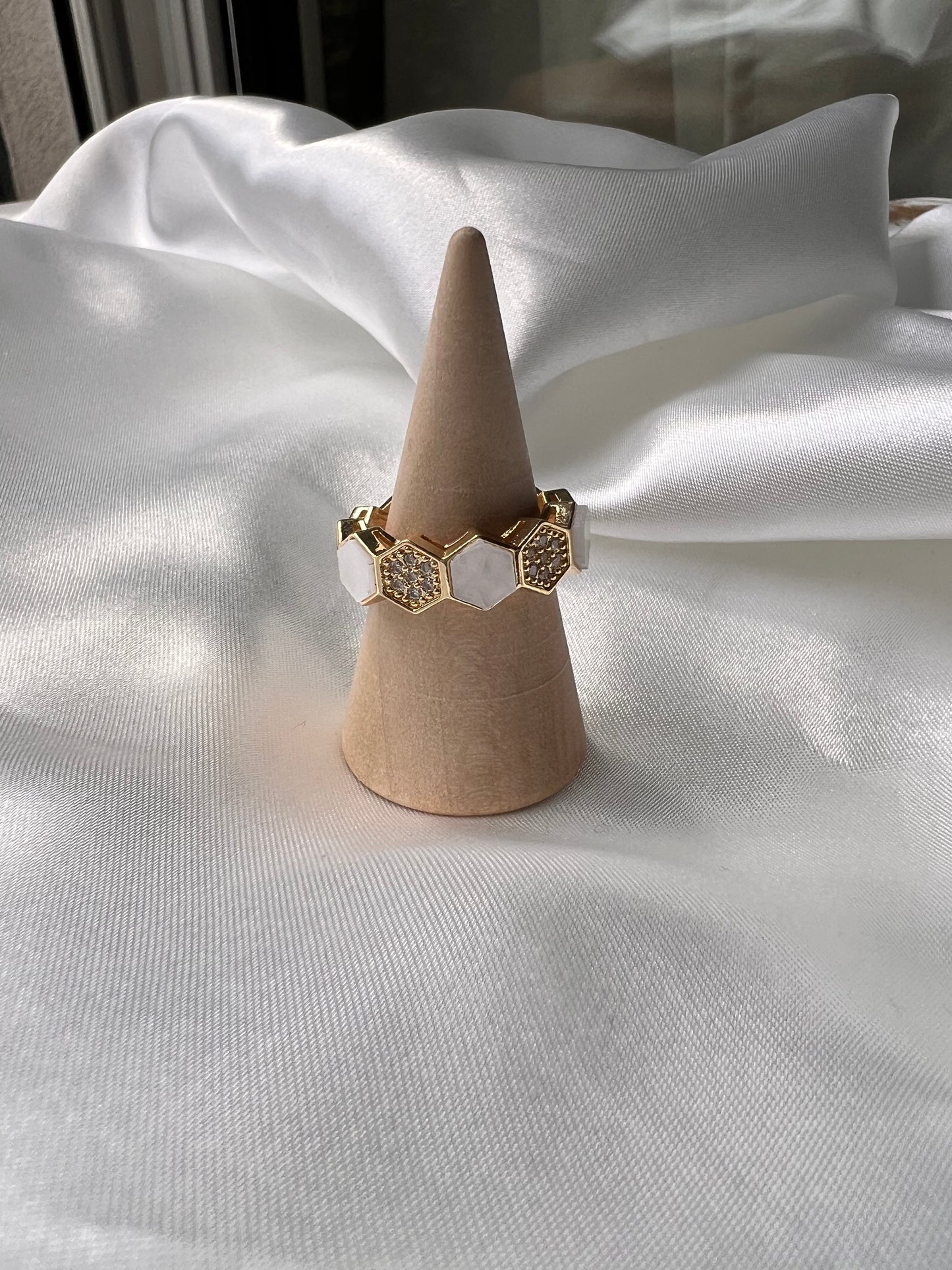 Bague géométrique