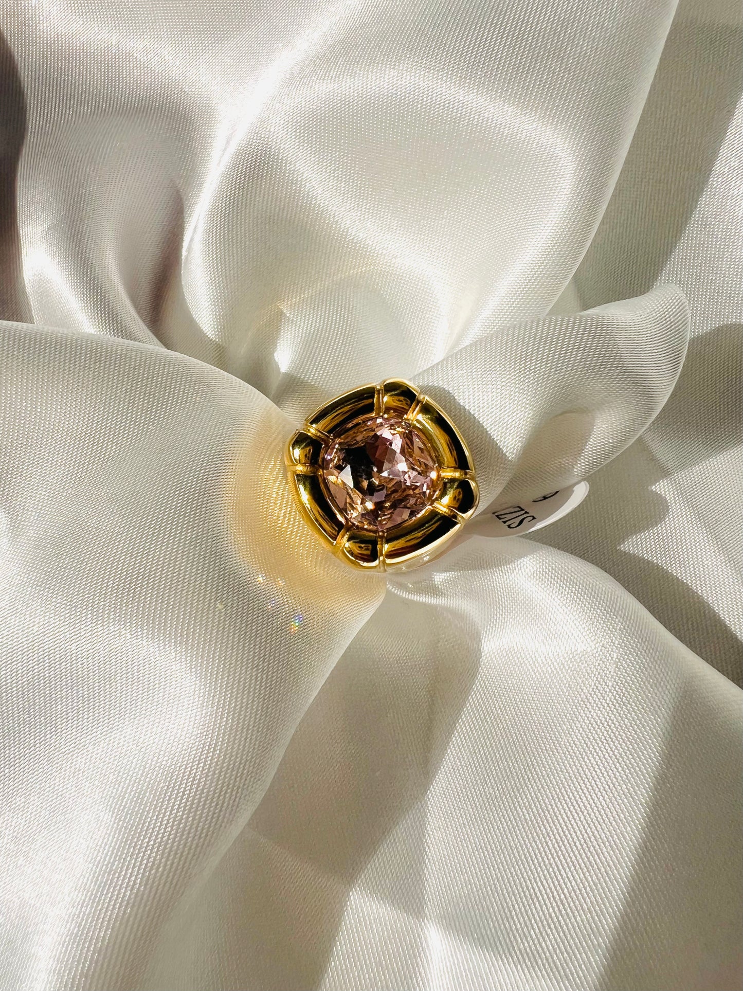 Bague Oslo cristal rose