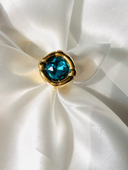 Bague Oslo cristal bleu