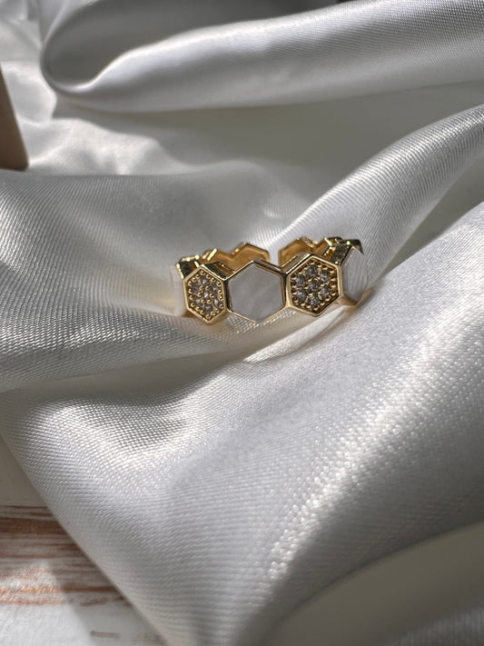 Bague géométrique