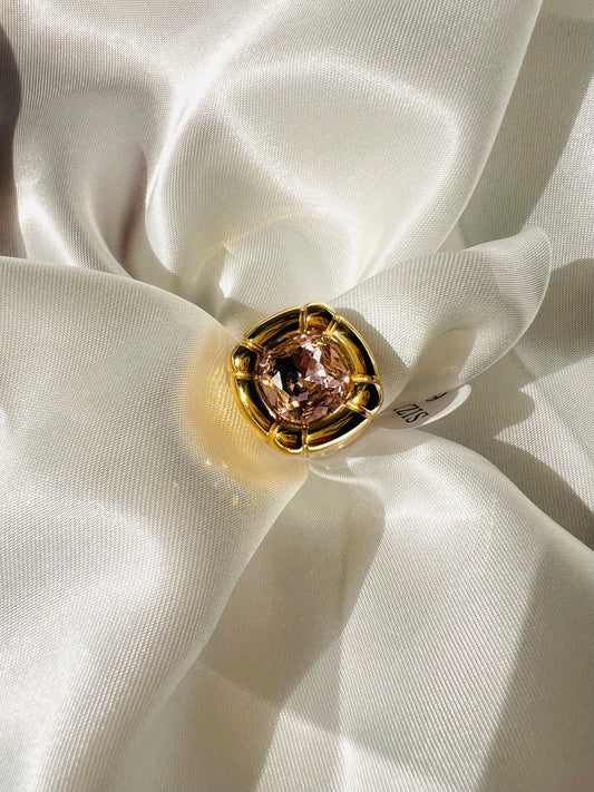 Bague Oslo cristal rose