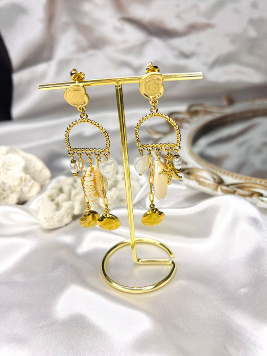 Boucles d'oreilles Océan